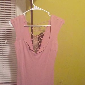 Pink/Nude Charlotte Russe Dress
